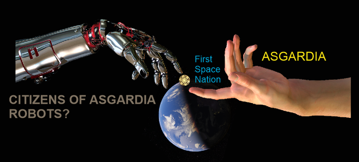 Citizens of Asgardia Robots