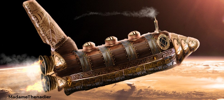 Steampunk spaceships or how dreams become reality …