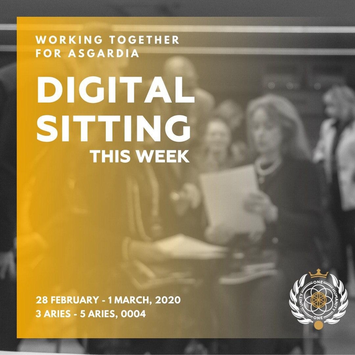 Upcoming Parliament Digital Sitting