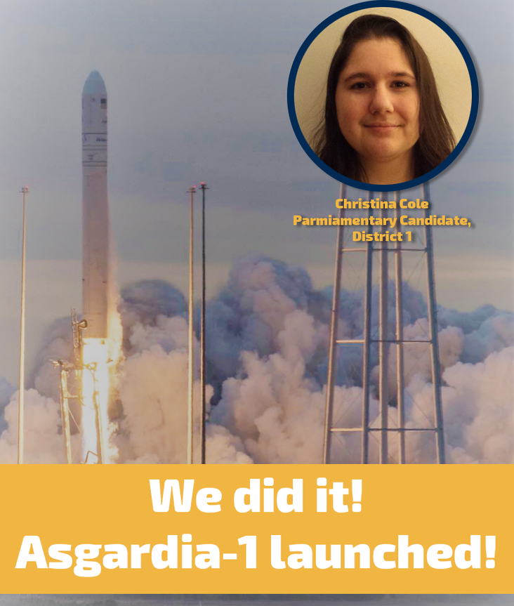 Asgardia-1 launch