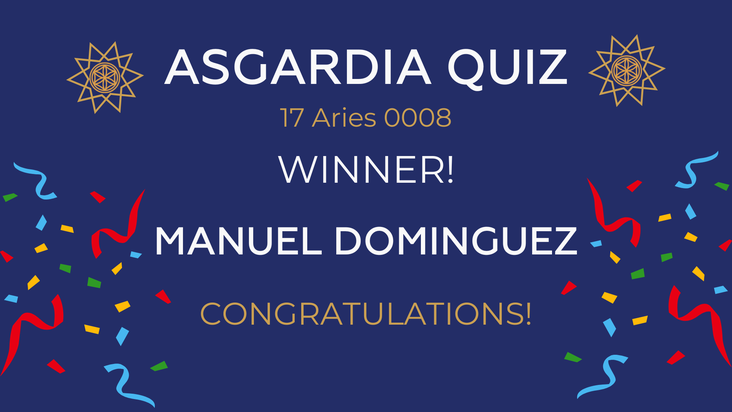 Asgardia Quiz - WINNER - 17 Aries 0008 (13 March 2024)