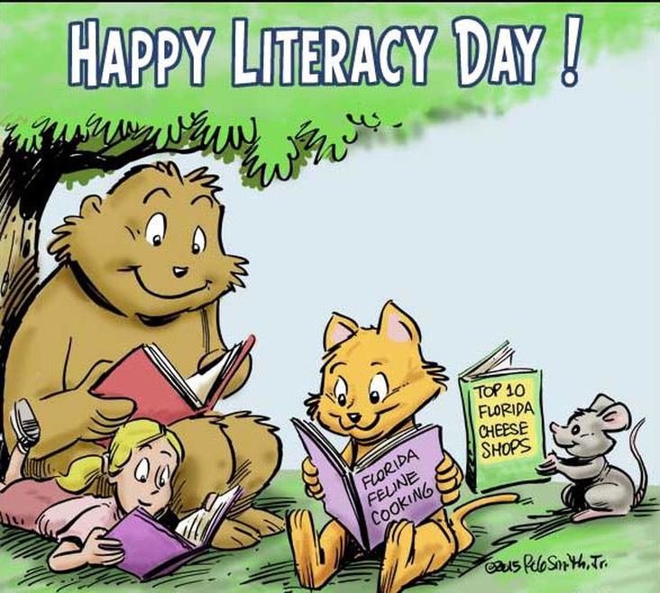 Happy Literacy day 08 September 2019 / Mutlu Okuryazar Günü 08 Eylül 2019