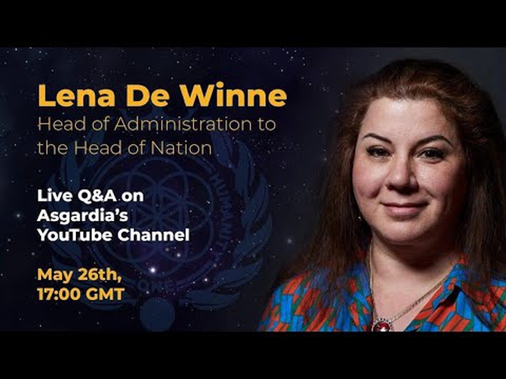 Today's the day! Live with Lena De Winne on YouTube!