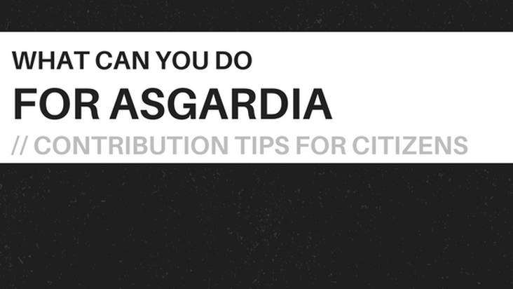 What can you do for Asgardia?