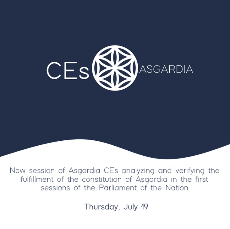 New Session CEs Thursday, July 19