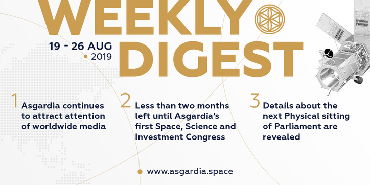 Last Week in Asgardia - August 26 2019