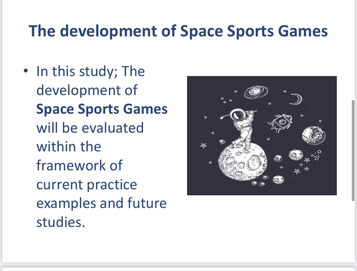 Future of Space Sports Games