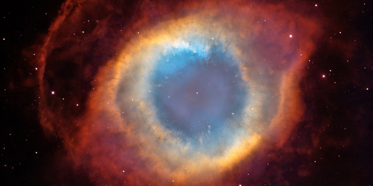 HELIX NEBULA AS SEEN BY HUBBLE AND THE CERRO TOLEDO INTER-AMERICAN OBSERVATORY
