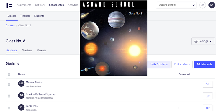 Modern teacher tools for online learning in Asgardia. Asgard School  (Independent Study)