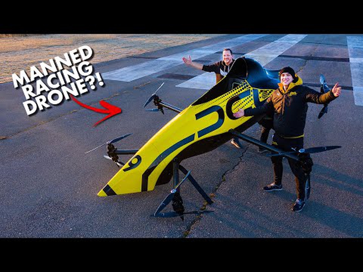 First Manned Aerobatic RACING Drone