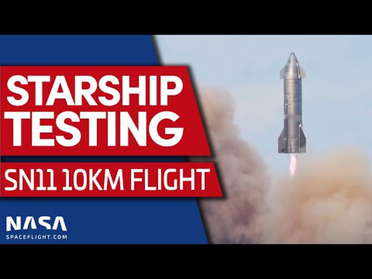 LIVE: Starship SN11 Flight Test