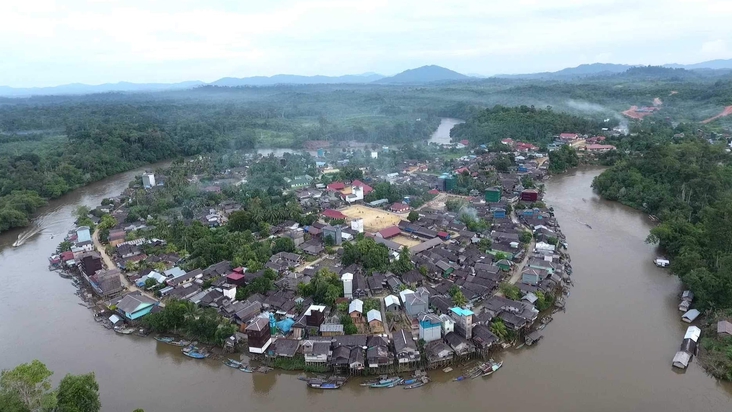 Panorama in the air ( Tumbang manjul, kalimantan Tengah Indonesia)