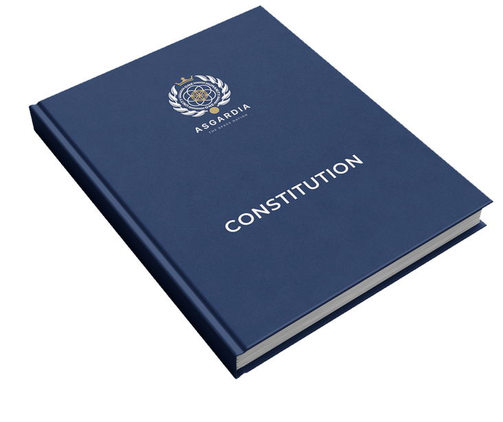 Analysis of the text corpus of The Constitution of the Space Nation of Asgardia