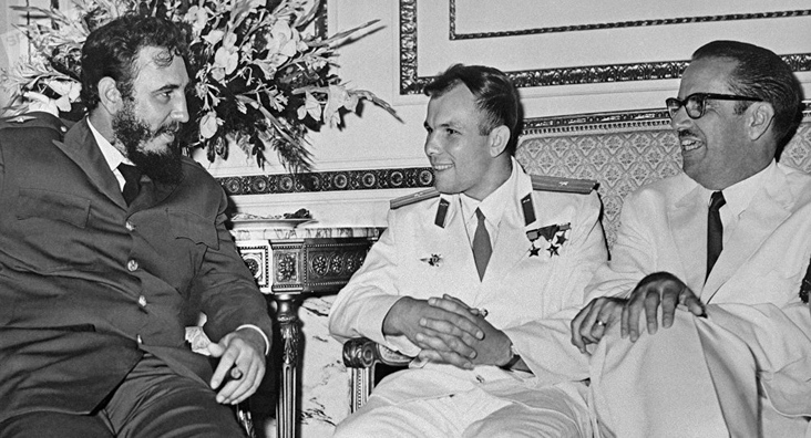 Yuri Gagarin, from the cosmos to Havana