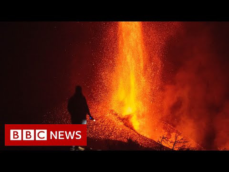New eruptions from La Palma volcano as lava produced with more force - BBC News