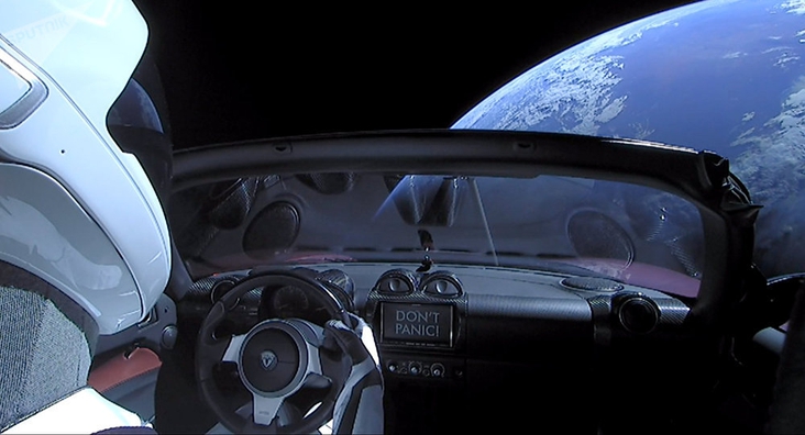 The risk that nobody contemplated when launching a Tesla to space