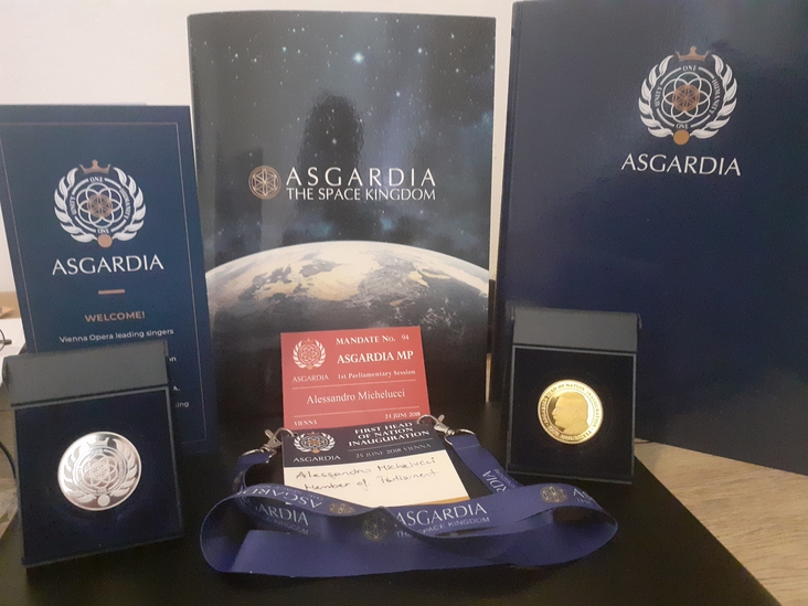 Commemorative Coins of Asgardia's Inauguration Day!