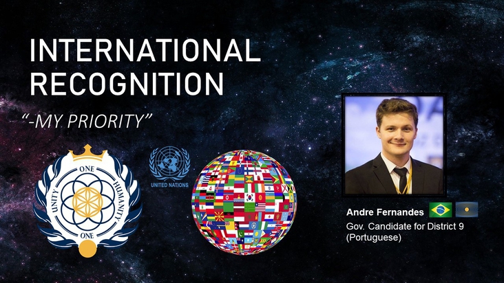 My priority: Asgardia as a recognized and officialized nation on earth.