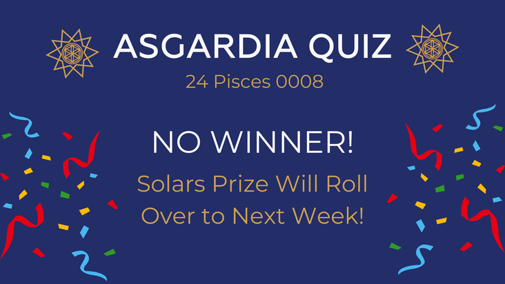Asgardia Quiz - 24 Pisces 0008 - Winner Results
