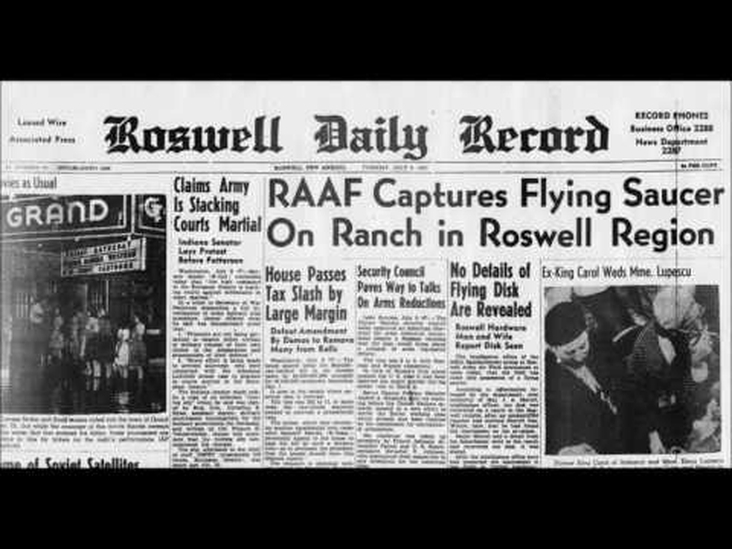 UFO Crash Roswell Radio Report July 8, 1947