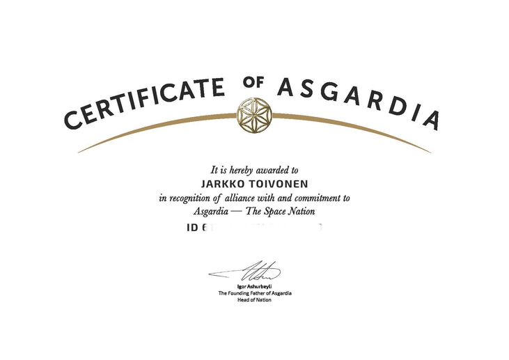 My certification and meditative video dedicated for all Asgardians