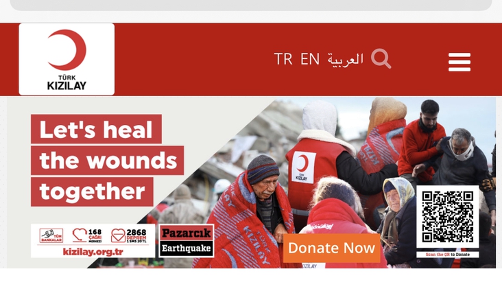 Donations for Earthquake in Turkish Red Crescent (Solar)