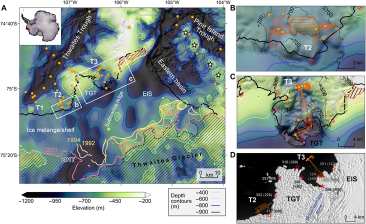 Pathways and modification of warm water flowing beneath Thwaites Ice Shelf, West Antarctica