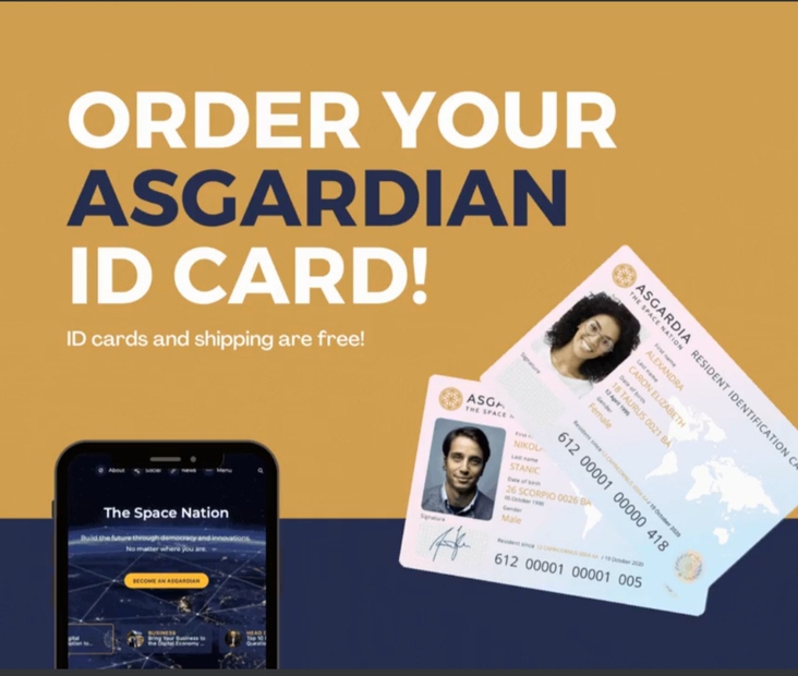Order your Asgardian ID card!