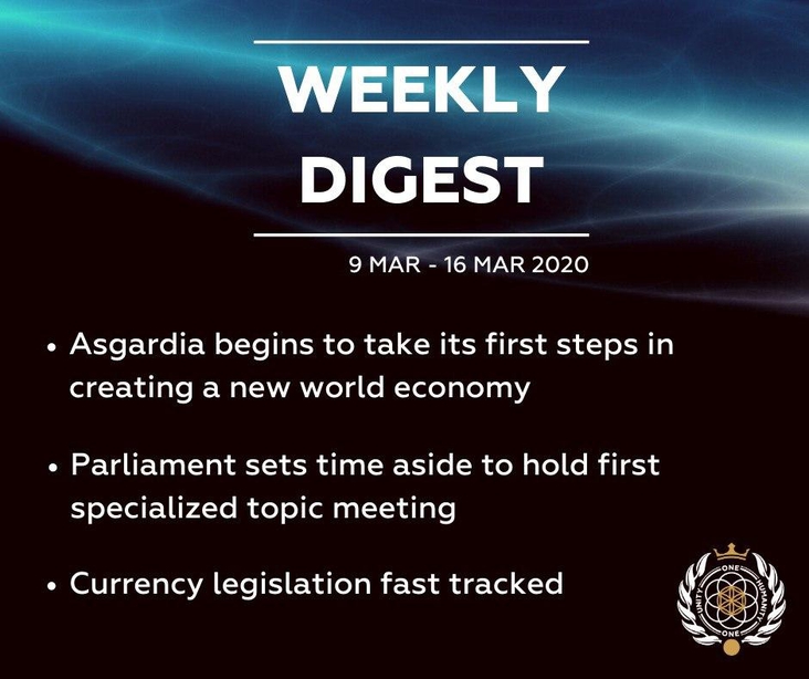 This Week in Asgardia - March 16, 2020