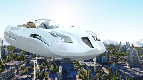 Porsche flying online car