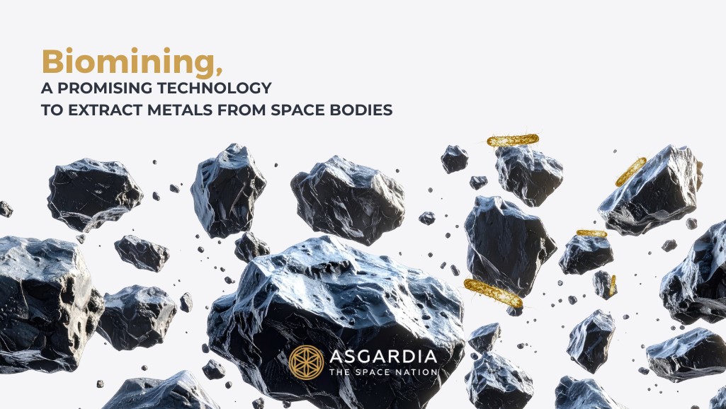 Biomining, a Promising Technology to Extract Metals from Space Bodies